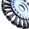 Щетка для УШМ плоская 100 мм, 4", витая, посадка 22.2, "Maximum" MX 17894 оптом